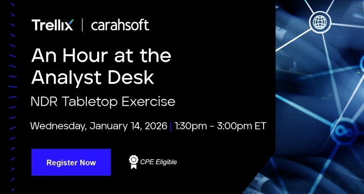 An Hour at the Analyst Desk: NDR Tabletop Exercise - Event Banner