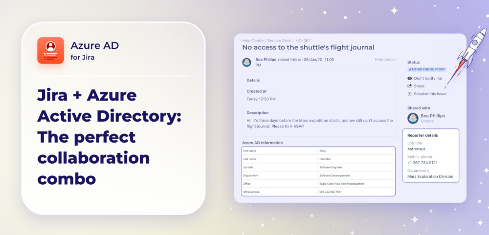 Entra ID (Azure AD) Attributes Sync for Jira