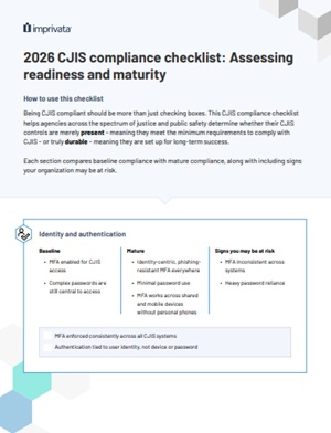 2026 CJIS Compliance Checklist: Assessing Readiness and Maturity