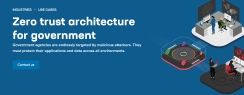 Zero trust architecture for government