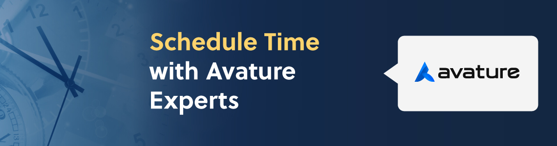 Avature Schedule Time Banner